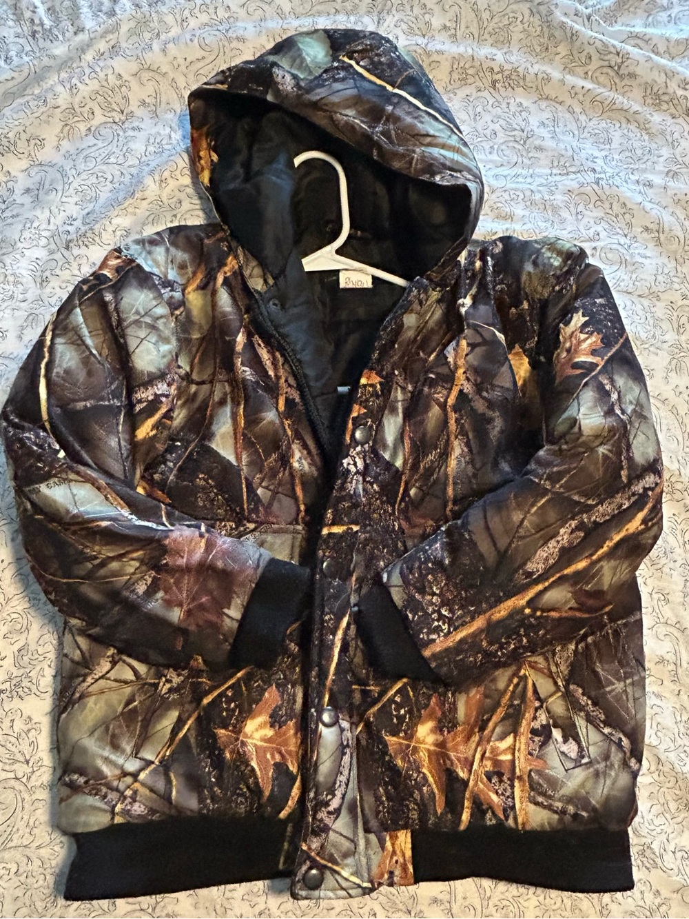 WFS Element Gear Youth Insulated Camo Bomber Jacket